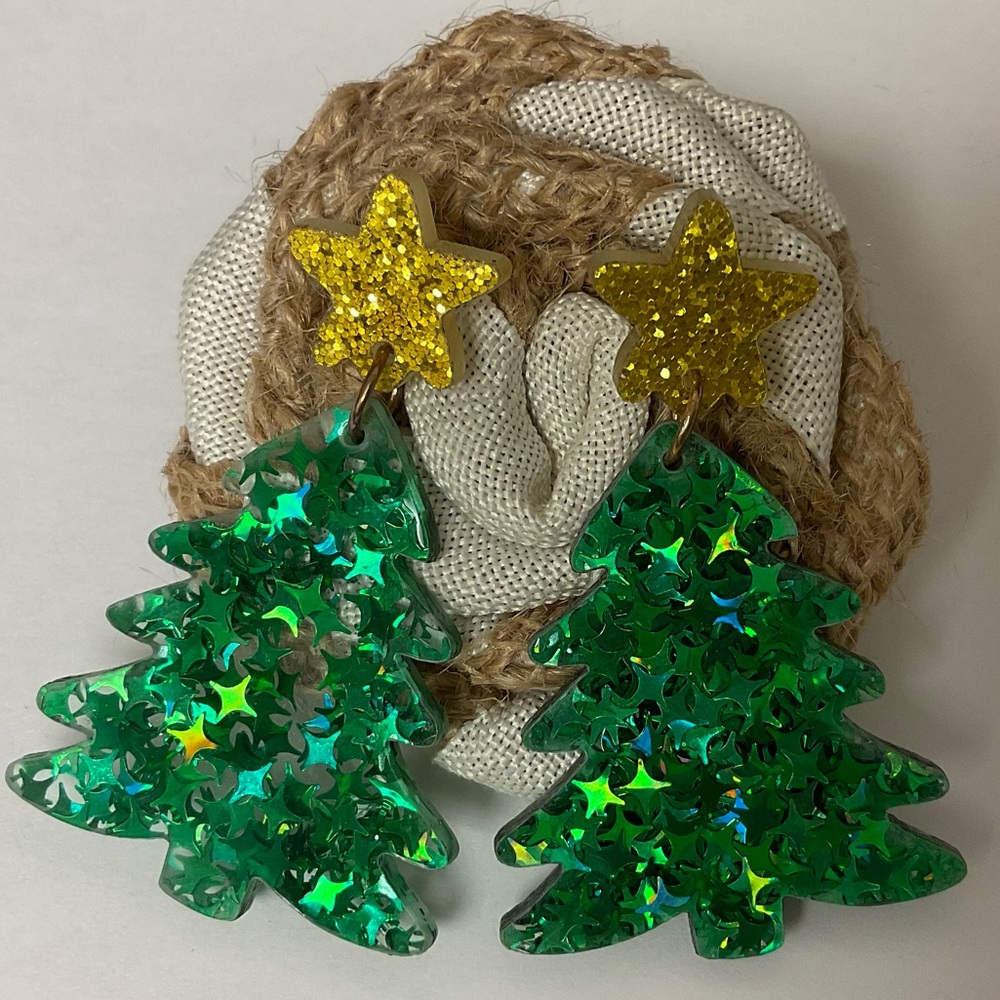 ❤️Christmas Tree 🌲 Earrings💚